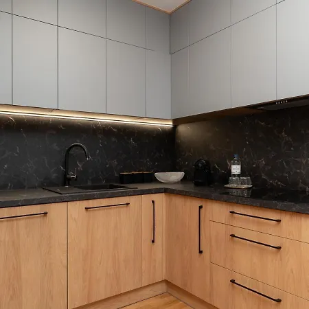 Appartement Design Elbblick Kueche Parken Wlan