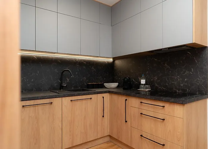 Appartement Design Elbblick Kueche Parken Wlan