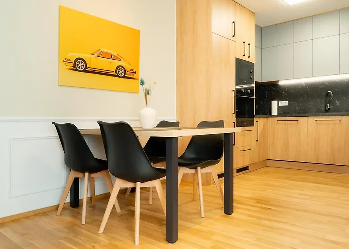 Appartement Design Elbblick Kueche Parken Wlan