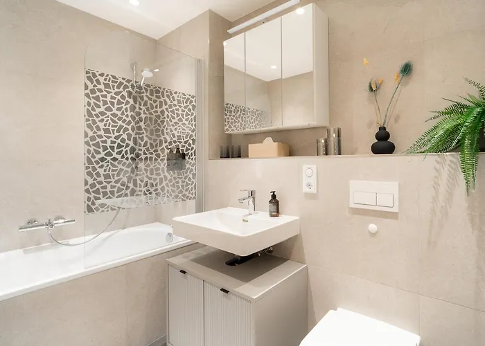 Appartement Design Elbblick Kueche Parken Wlan